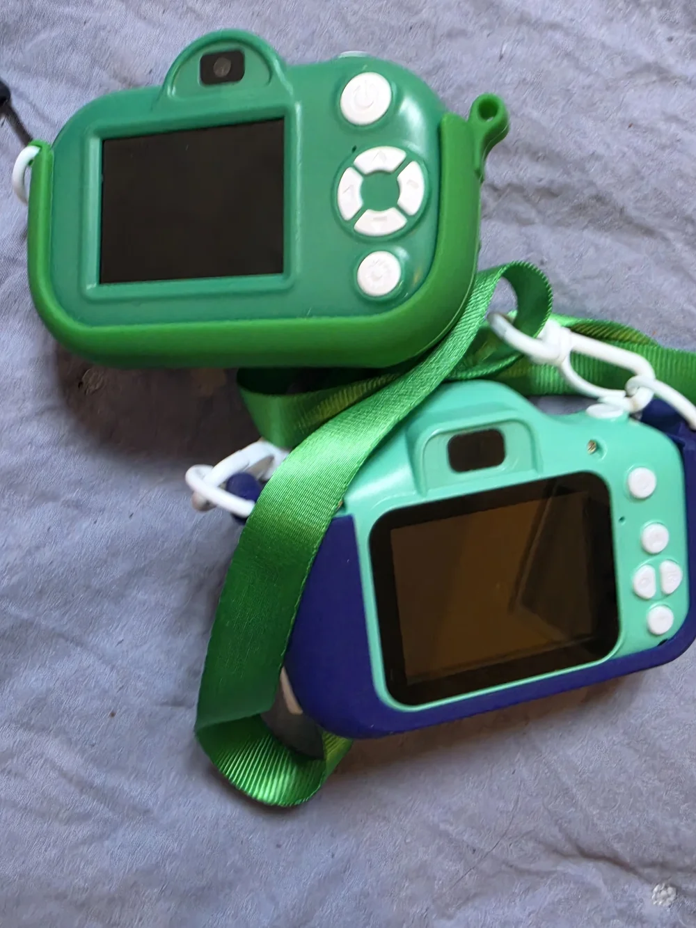 Two Kids' Green Dinosaur Digital Camera